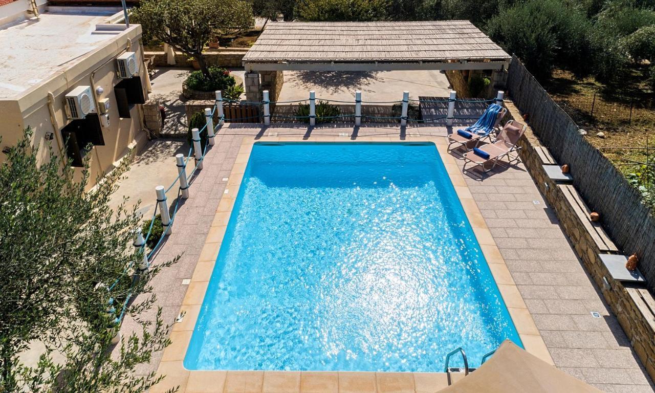 Cretan Kera Villa Heated Pool Zewnętrze zdjęcie