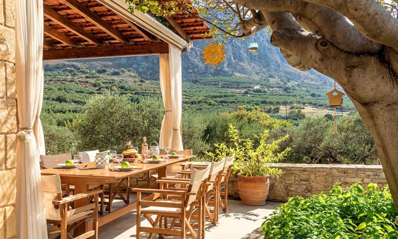 Cretan Kera Villa Heated Pool Zewnętrze zdjęcie