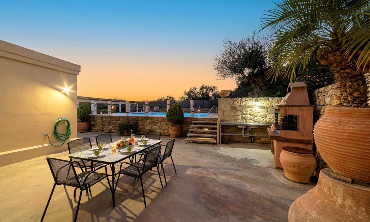 Cretan Kera Villa Heated Pool Zewnętrze zdjęcie